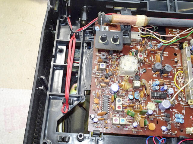改めてラジカセ日立パディスコTRK-8180のオーバーホール(その2 改めてラジカセ日立パディスコTRK-8180のオーバーホール(その2
