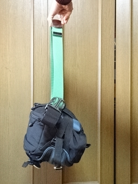 普段使いのベルトで吊ってみた