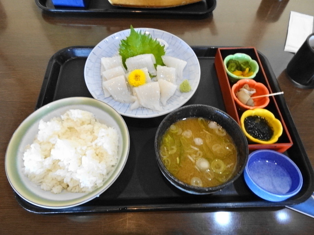 イカ刺身定食