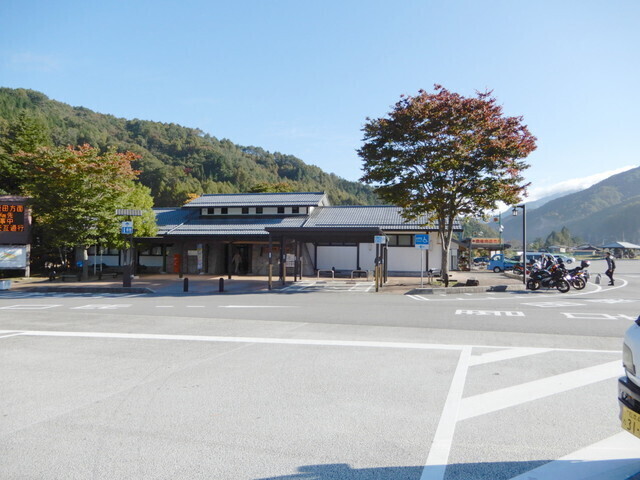 道の駅信州平谷はバイクが多い