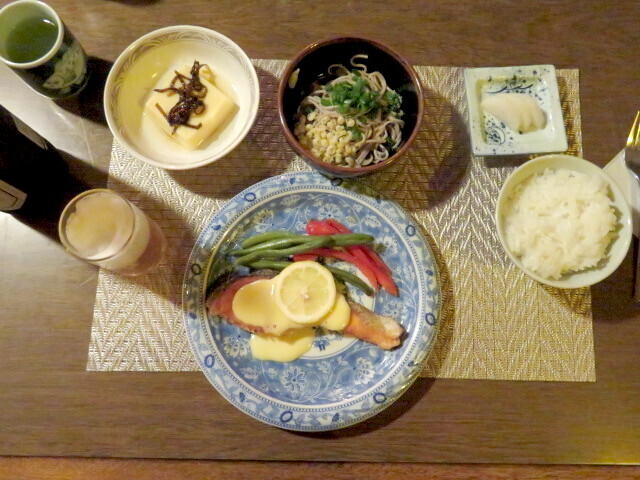 メイン一つ目のお魚料理